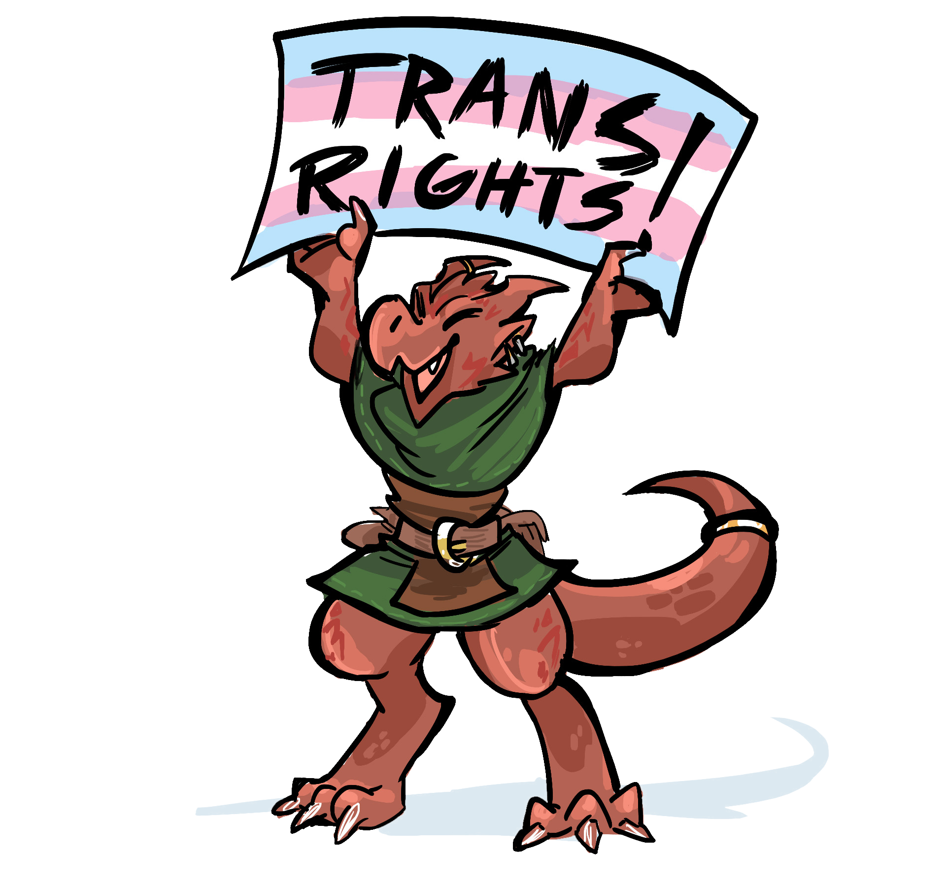 wyx says TRANS RIGHTS!